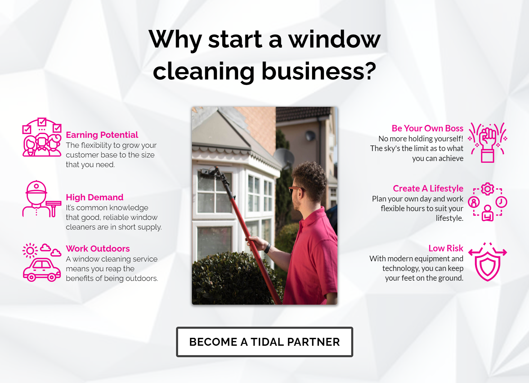 Become a Tidal Window Cleaning Franchisee